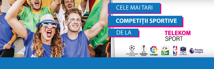 Cu Telekom Sport si NextGen esti mai aproape de cele mai importante competitii sportive!